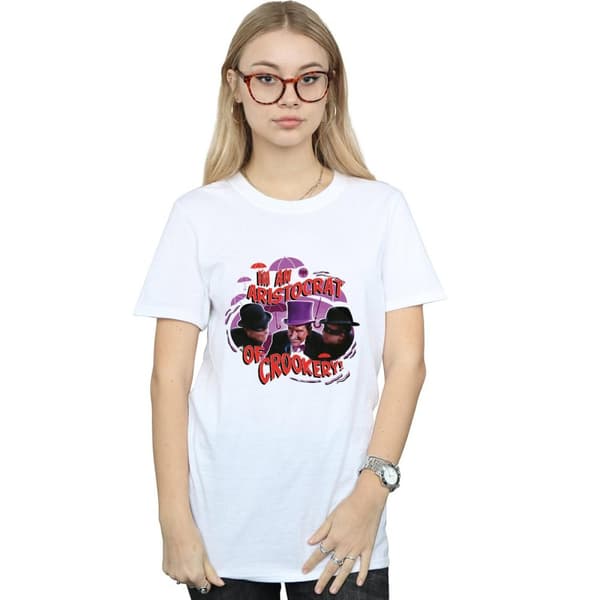 DC Comics Womens/Ladies Batman TV Series The Penguin Aristocrat Cotton Boyfriend T-Shirt