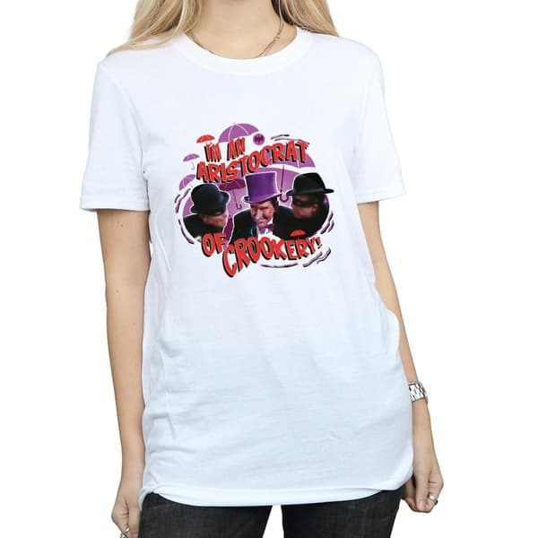 DC Comics Womens/Ladies Batman TV Series The Penguin Aristocrat Cotton Boyfriend T-Shirt