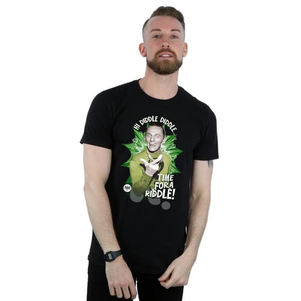 DC Comics Mens Batman TV Series The Riddler Time for a Riddle T-Shirt