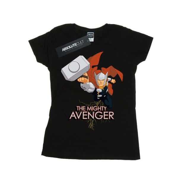 Marvel Dam/Tjej - Thor The Mighty Avenger - Bomulls-T-shirt