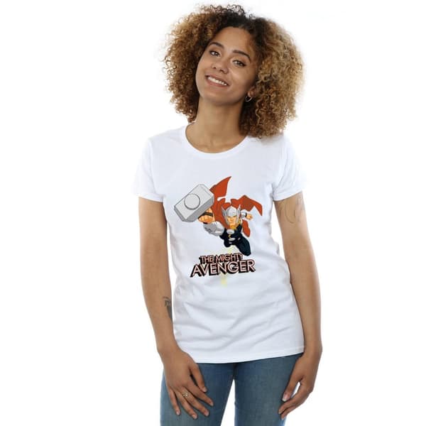 Marvel Womens/Ladies Thor The Mighty Avenger Cotton T-Shirt