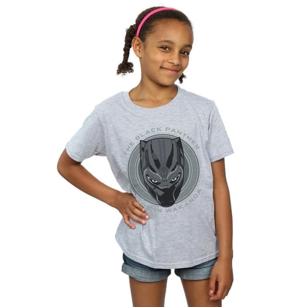 Marvel Girls Black Panther Made in Wakanda Cotton T-Shirt