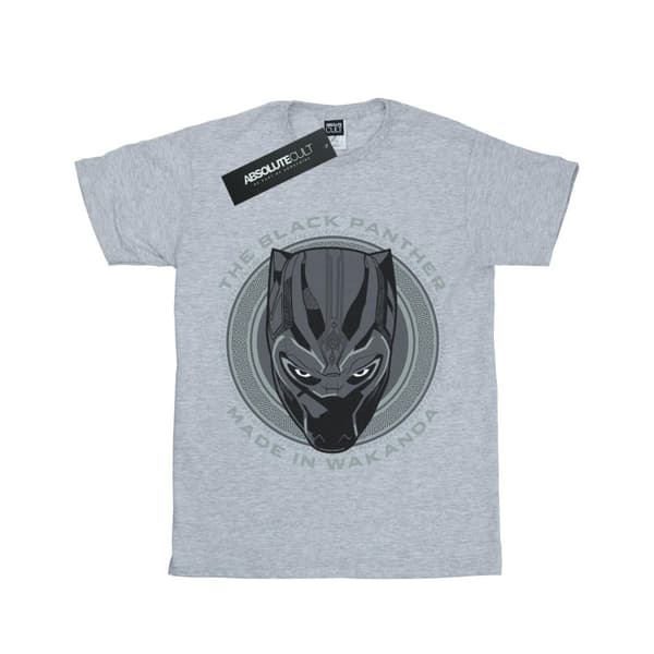 Marvel Girls Black Panther Made in Wakanda Cotton T-Shirt