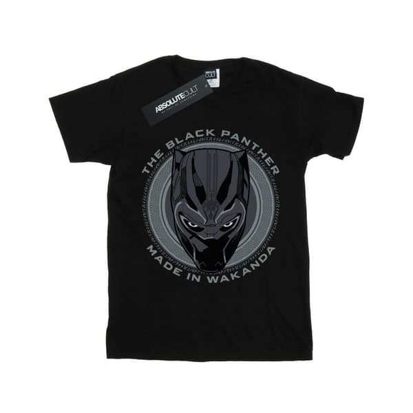 Marvel Girls Black Panther Made in Wakanda Cotton T-Shirt