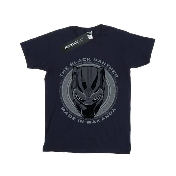 Marvel Girls Black Panther Made in Wakanda Cotton T-Shirt