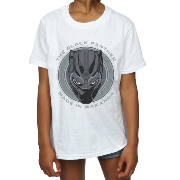 Marvel Girls Black Panther Made in Wakanda Cotton T-Shirt