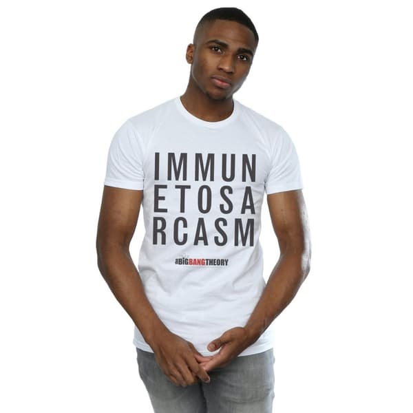 The Big Bang Theory Mens Immune To Sarcasm T-Shirt