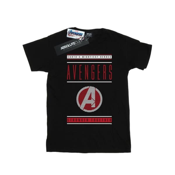 Marvel Boys Avengers Endgame Stronger Together T-Shirt Black 7-8 Years