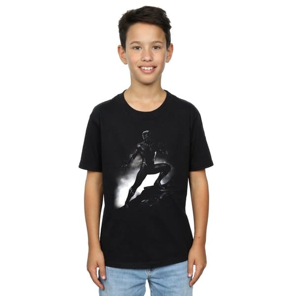 Marvel Boys Black Panther Standing Pose T-Shirt