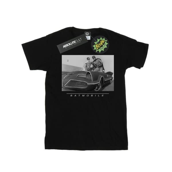 DC Comics Batman TV Series Batmobile bomulls-T-shirt för flickor
