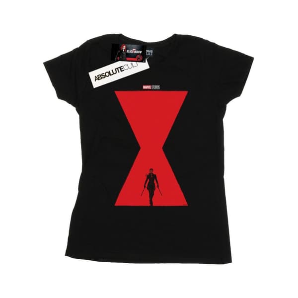 Marvel Womens/Ladies Black Widow Movie Poster Cotton T-Shirt