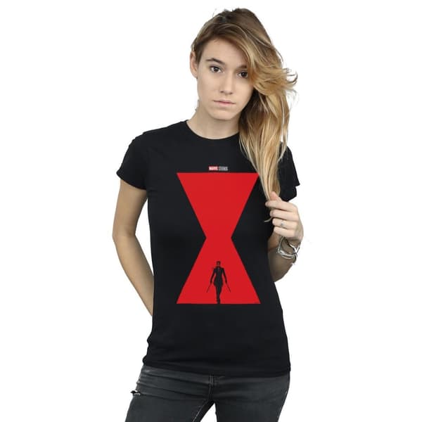 Marvel Womens/Ladies Black Widow Movie Poster Cotton T-Shirt