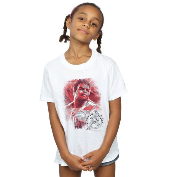 Marvel Girls Avengers Endgame Hulk Brushed Cotton T-Shirt