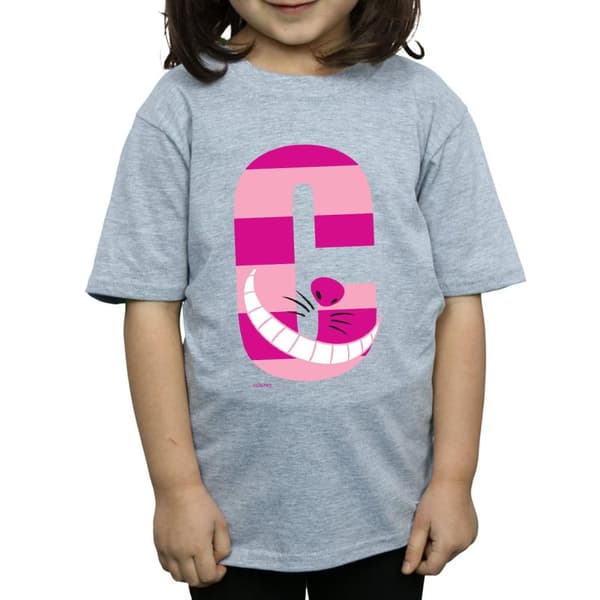 Disney Girls Alphabet A Is For Alice Cotton T-Shirt