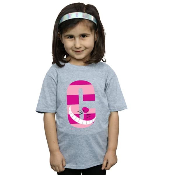 Disney Girls Alphabet A Is For Alice Cotton T-Shirt
