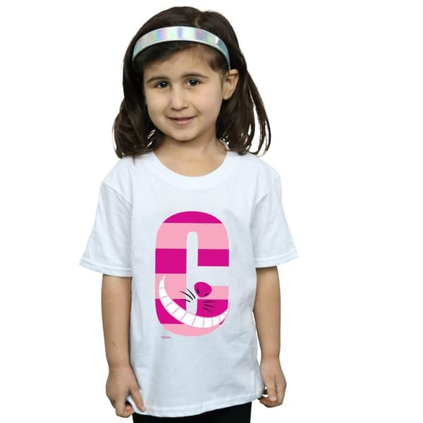 Disney Girls Alphabet A Is For Alice Cotton T-Shirt