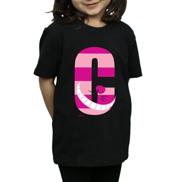 Disney Girls Alphabet A Is For Alice Cotton T-Shirt