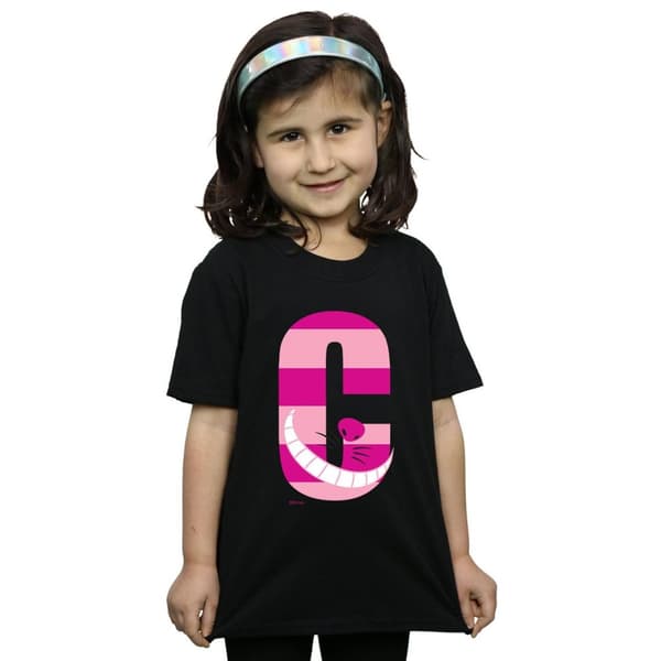 Disney Girls Alphabet A Is For Alice Cotton T-Shirt