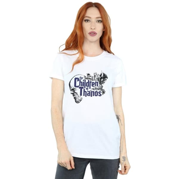 Marvel Womens/Ladies Avengers Infinity War Children Of Thanos Cotton Boyfriend T-Shirt
