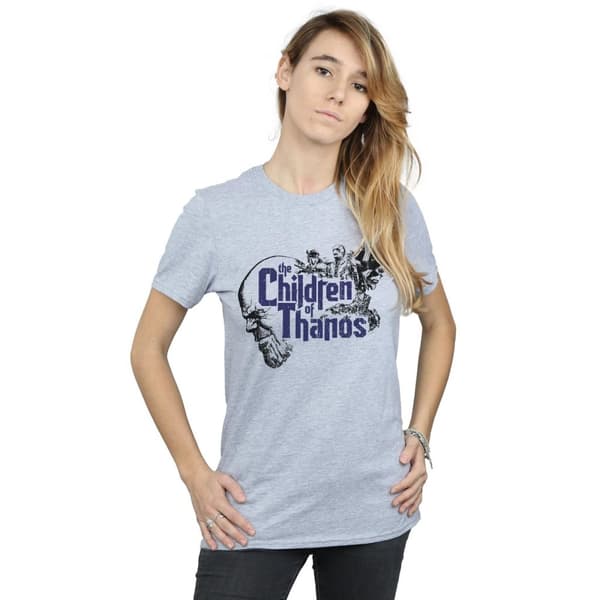 Marvel Womens/Ladies Avengers Infinity War Children Of Thanos Cotton Boyfriend T-Shirt