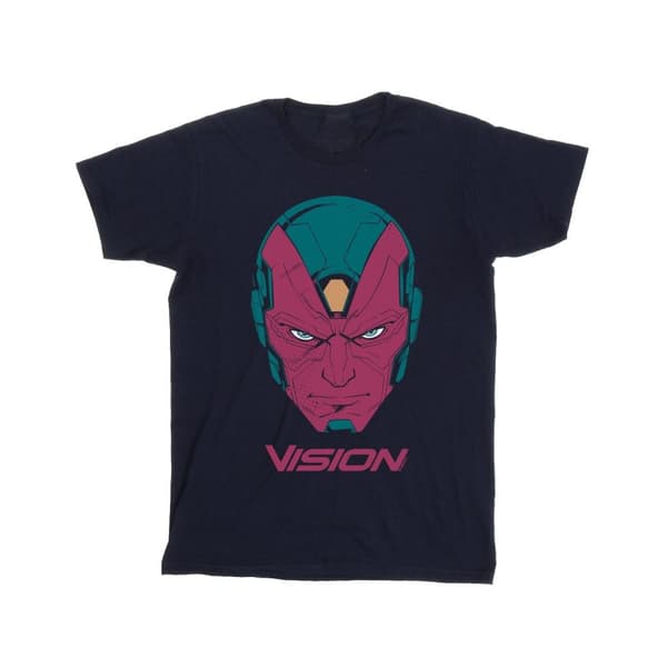Marvel Dam/Lady Avengers Vision Head Boyfriend T-shirt i bomull