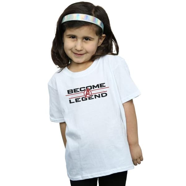 Marvel Girls Avengers Endgame Become A Legend Cotton T-Shirt