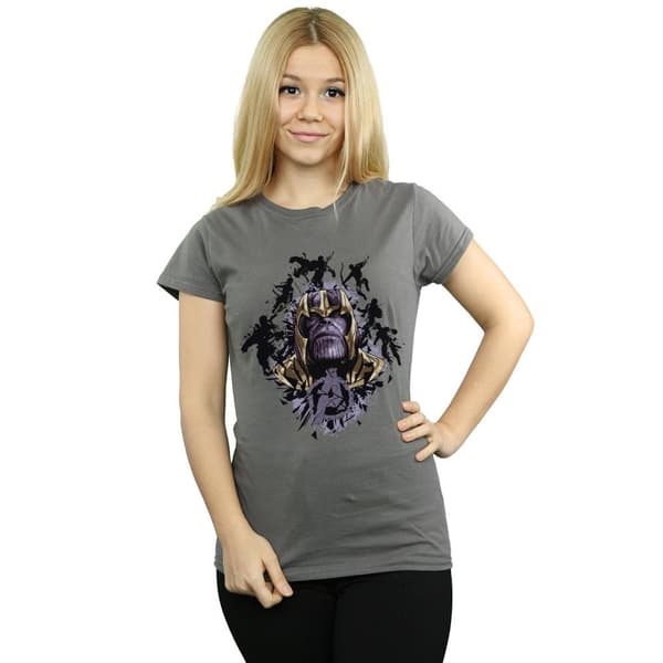 Marvel Dam/Tjej Avengers Endgame Warlord Thanos T-shirt i bomull