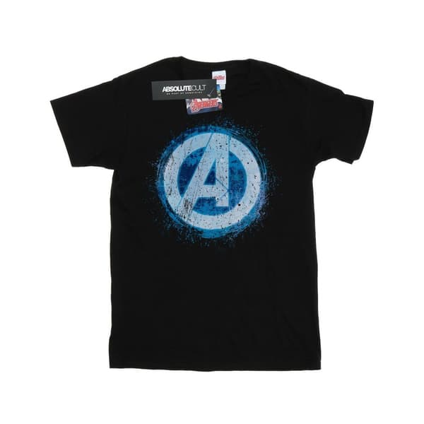 Marvel Herr Avengers t-shirt med glödande logotyp