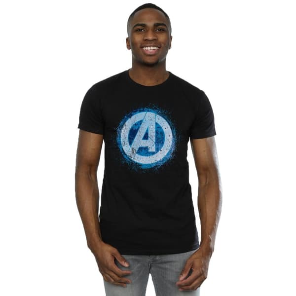 Marvel Herr Avengers t-shirt med glödande logotyp