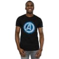 Miniatyrbild 2 av 5: Marvel Herr Avengers t-shirt med glödande logotyp