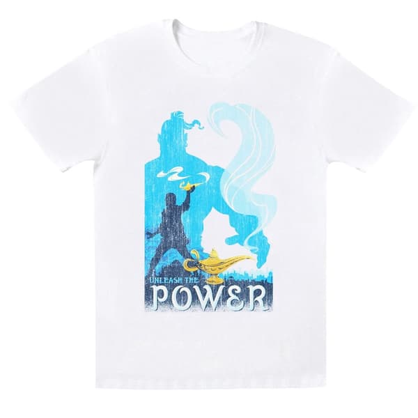 Disney T-shirt i bomull för flickor - Aladdin-filmen Släpp loss kraften