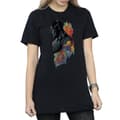 Miniatyrbillede 3 af 5: Marvel Womens/Ladies Black Panther Profile Cotton Boyfriend T-Shirt