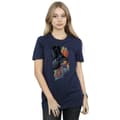 Miniatyrbillede 2 af 5: Marvel Womens/Ladies Black Panther Profile Cotton Boyfriend T-Shirt