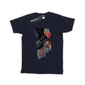 Miniatyrbillede 1 af 5: Marvel Womens/Ladies Black Panther Profile Cotton Boyfriend T-Shirt