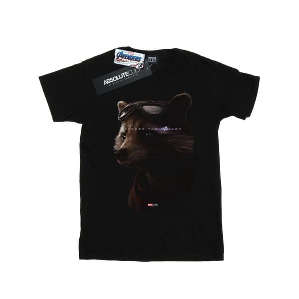 Marvel Girls Avengers Endgame Avenge The Fallen Rocket Cotton T-Shirt