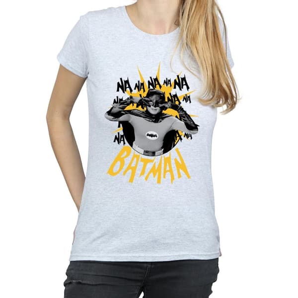 DC Comics Womens/Ladies Batman TV Series Nananana Cotton T-Shirt