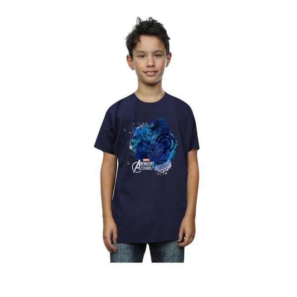 Marvel Pojkar Avengers Captain America Montage T-shirt