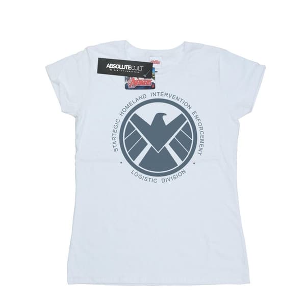 Marvel Womens/Ladies Agents Of SHIELD Logistics Division Cotton T-Shirt