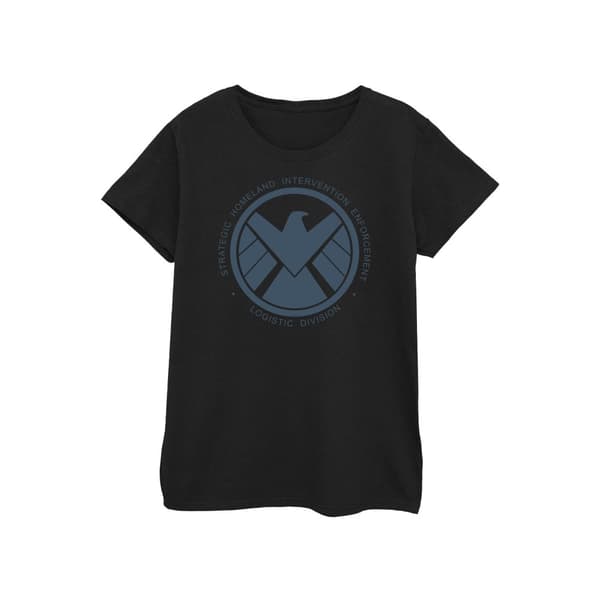 Marvel Womens/Ladies Agents Of SHIELD Logistics Division Cotton T-Shirt
