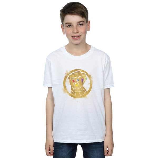 Marvel Boys Avengers Endgame Painted Infinity Gauntlet T-Shirt