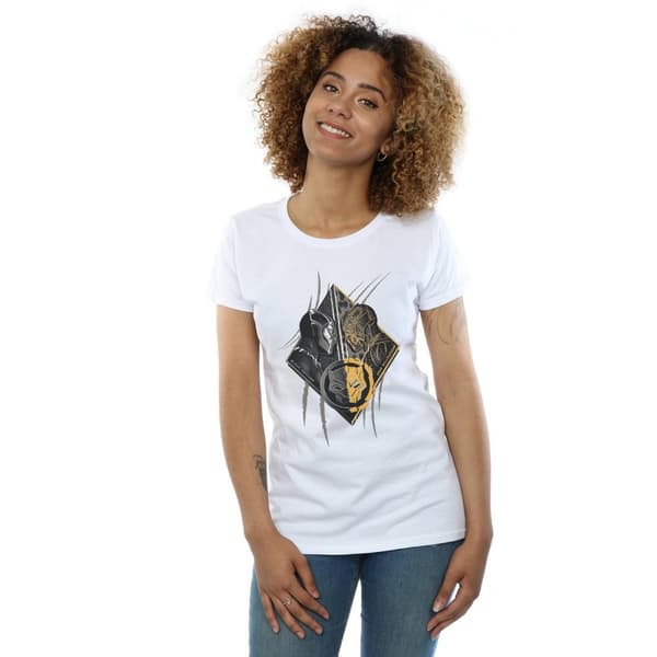 Marvel Womens/Ladies Black Panther Vs Killmonger Cotton T-Shirt