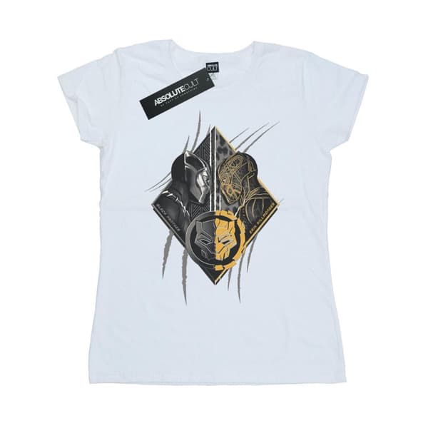 Marvel Womens/Ladies Black Panther Vs Killmonger Cotton T-Shirt