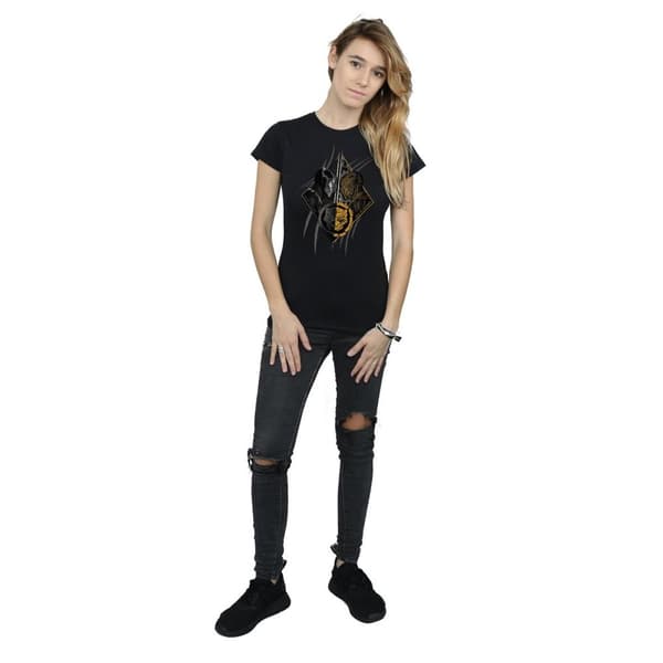 Marvel Womens/Ladies Black Panther Vs Killmonger Cotton T-Shirt