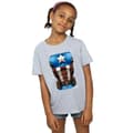 Miniatyrbillede 2 af 3: Marvel Girls Captain America Chest Burst Cotton T-Shirt