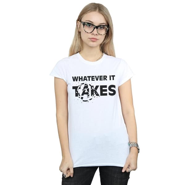 Marvel Womens/Ladies Avengers Endgame Whatever It Takes Cotton T-Shirt