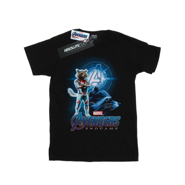 Marvel T-shirt i bomull för flickor Avengers Endgame Rocket Team Suit