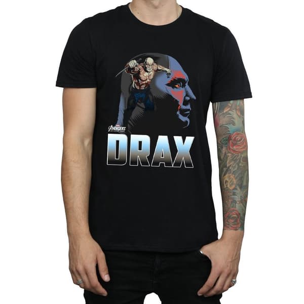 Marvel Mens Avengers Infinity War Drax Character T-shirt