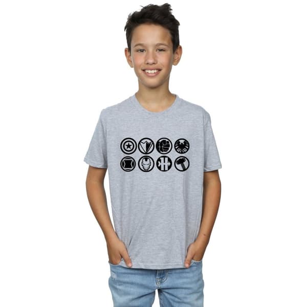 Marvel Boys Avengers Team Icons T-Shirt