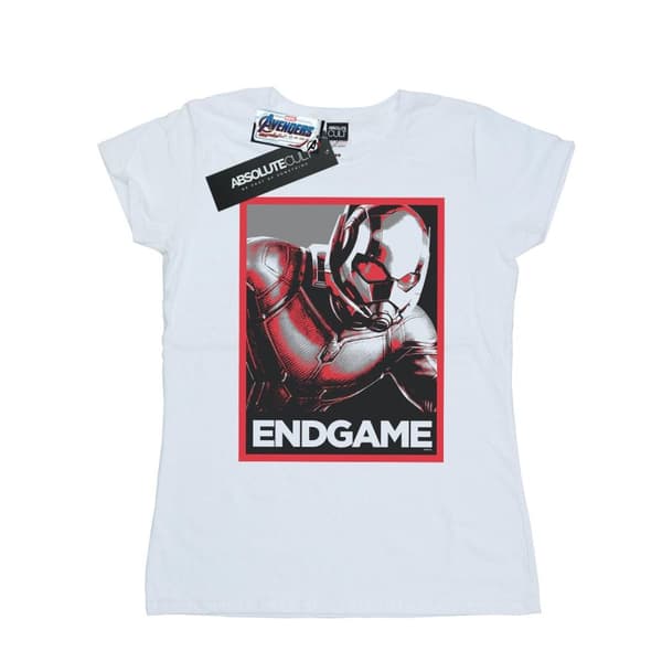Marvel Womens/Ladies Avengers Endgame Ant-Man Poster Cotton T-Shirt