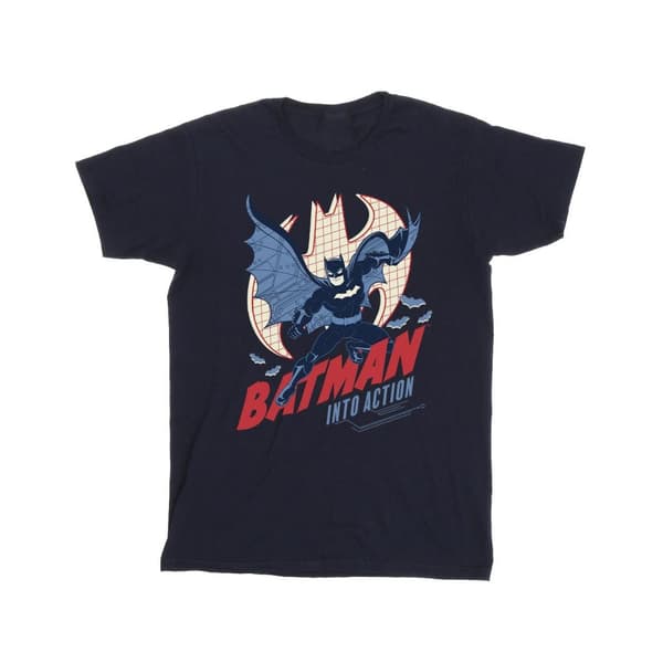 DC Comics Batman Into Action T-shirt för herrar